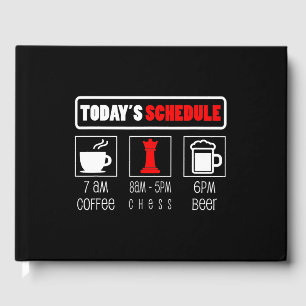 Chess Player Todays Schedule Coffee Chess Guest Book