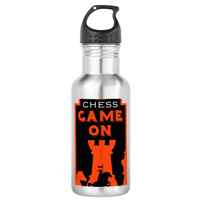 Chess Players 710 Ml Water Bottle (Front)