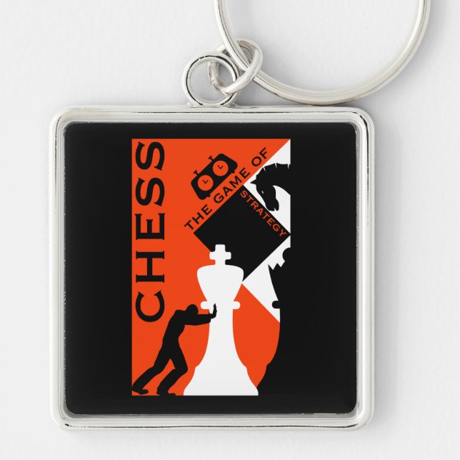 Chess Players Key Ring (Front)