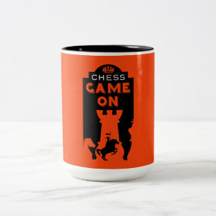 Chess Players Two-Tone Coffee Mug
