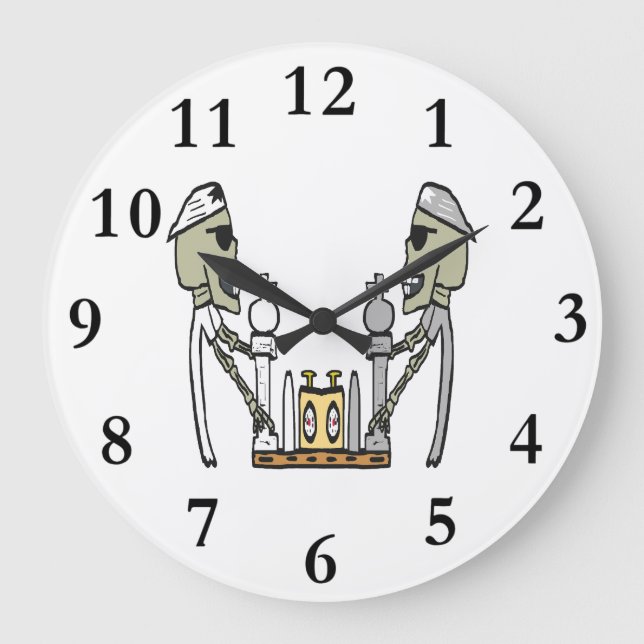 Chess Playing Large Clock (Front)