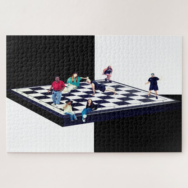 Chess Puzzle 1,014 Pieces (Horizontal)