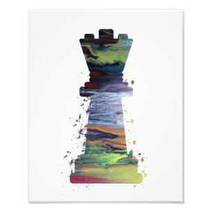 Chess Queen Art Photo Print