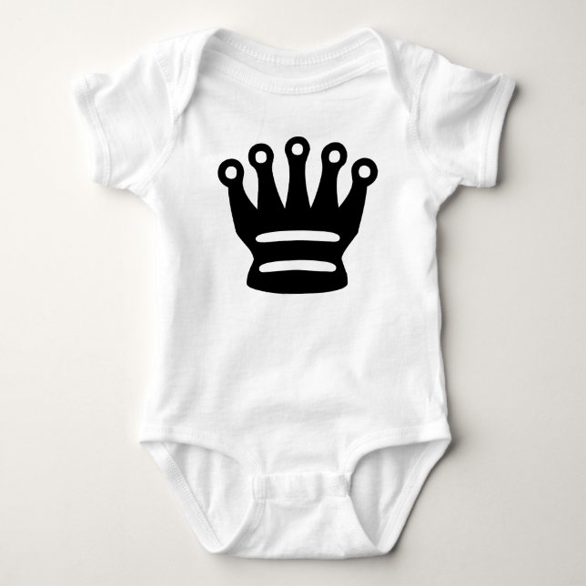 Chess Queen Baby Bodysuit (Front)