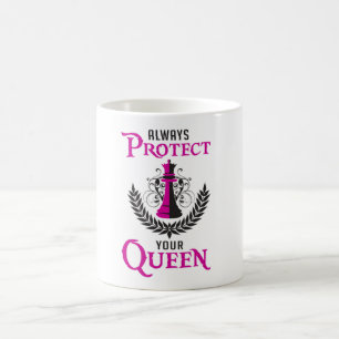 Chess Queen Chess Board Checkmate Board Funny Gift Coffee Mug