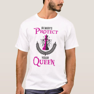 Chess Queen Chess Board Checkmate Board Funny Gift T-Shirt