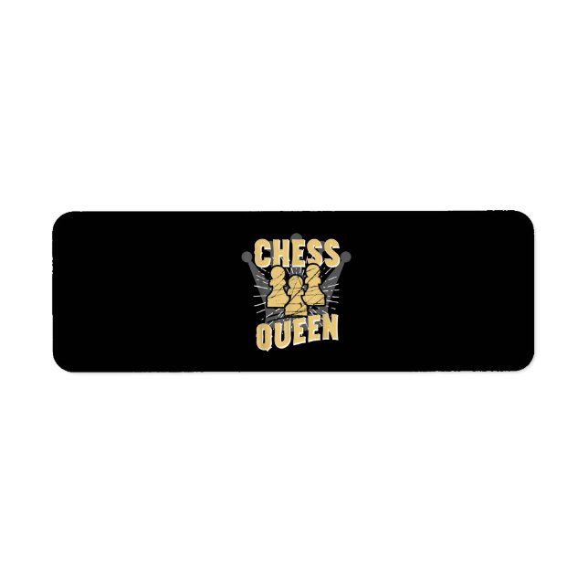 Chess Queen Kids & Women Gift (Front)