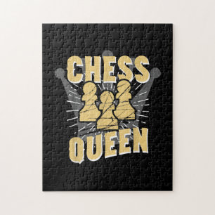 Chess Queen Kids & Women Gift Jigsaw Puzzle