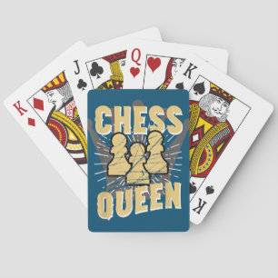 Chess Queen Kids & Women Gift Playing Cards