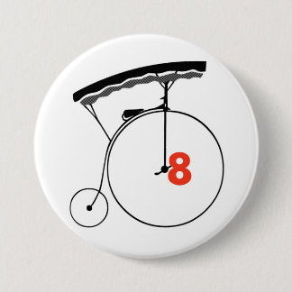Chess Queen Number 8 7.5 Cm Round Badge