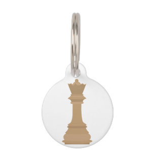 Chess Queen Pet Tag