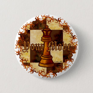 Chess Queen pin