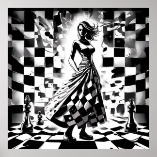 Chess Queen Poster