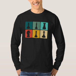 Chess Retro Graphic Chess Player Checkmate Board G T-Shirt