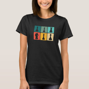 Chess Retro Graphic Chess Player Checkmate Board G T-Shirt