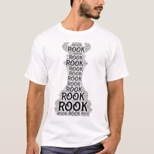 Chess Rook Word Picture T-Shirt