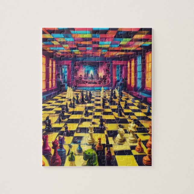 CHESS ROOM JIGSAW PUZZLE (Vertical)