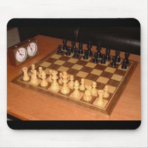Chess set mouse mat
