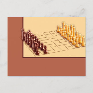 Chess Set Postcard