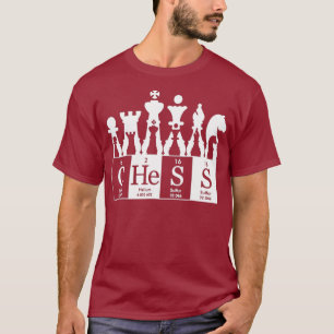 Chess sets periodic table elements t shirt gift
