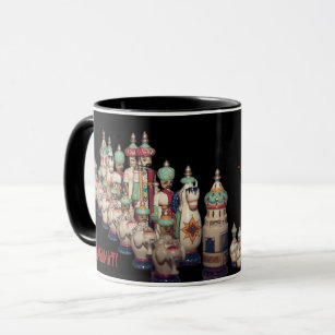 Chess Shakhmaty Black Red Russian Ultimate Mug