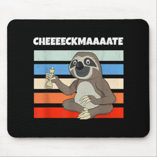 Chess Sloth Slow Ceckmate In One Funny Chess Mouse Mat