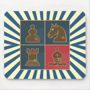 Chess Squares Mouse Mat