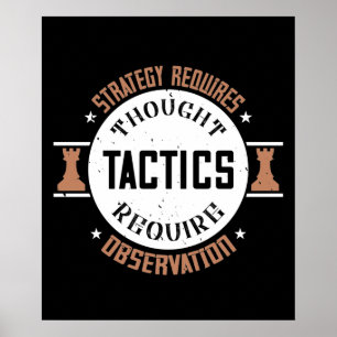 Chess - Strategy requires thought Poster