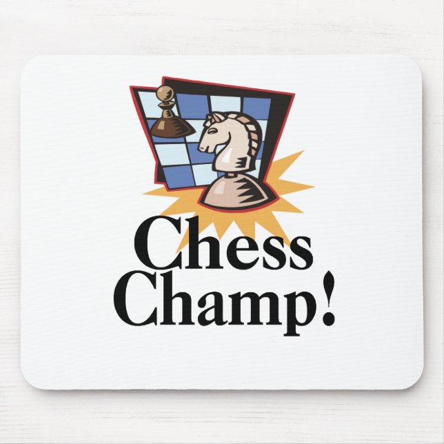 Chess T-shirts and Gifts. Mouse Mat (Front)