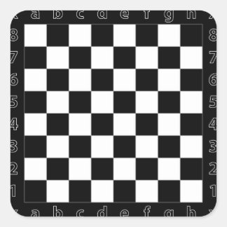 chess table square sticker