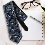 Chess Terms and Pieces Silver and Blue ID784 Tie<br><div class="desc">It's your move! This original necktie design in honour of the classic game of chess features terminology from the game along with eye-catching graphics of chess pieces to complete the pattern. The non- traditional silver and blue colour scheme gives this pattern a more modern, contemporary vibe. A subtle checked background...</div>