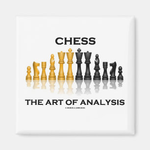 Chess The Art Of Analysis Magnet