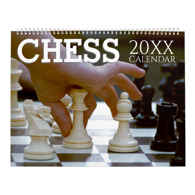 Chess Themed 2027 Wall Calendar  (Cover)