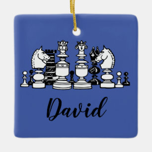 Chess Themed Personalised Ornament