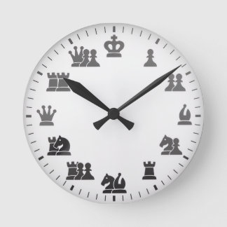 Chess Themed Wall Clock