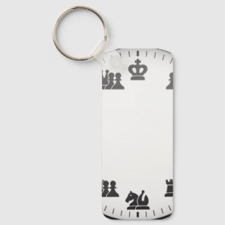 Chess Themed Wall Clock Key Ring
