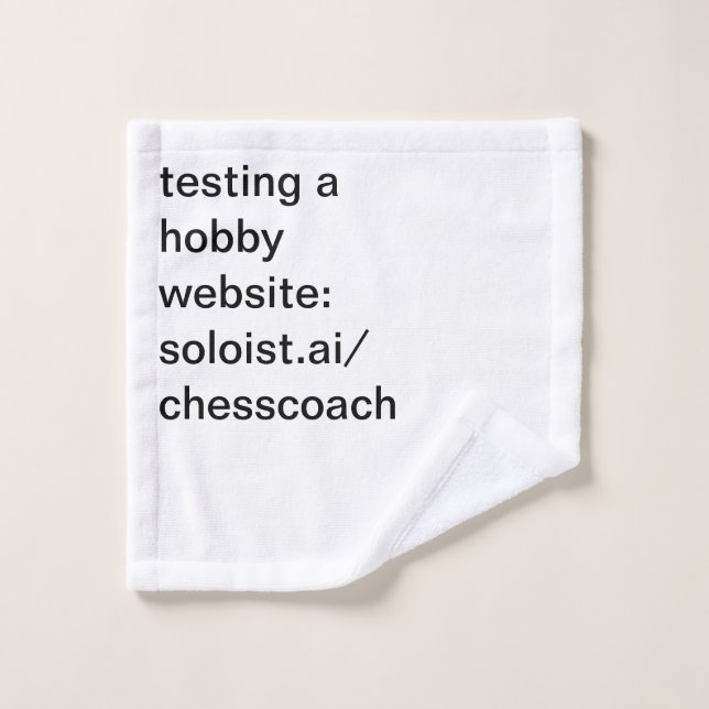 chess wash cloth (Wash Cloth)
