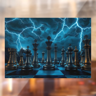 Chess Window Cling