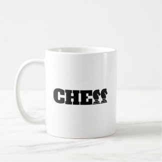 Chess Word Black Knights Creative Clever Game Coffee Mug