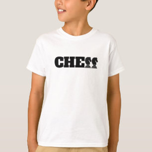 Chess Word Black Knights Creative Clever Game T-Shirt