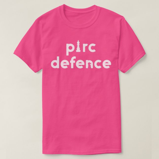 Chess Words Pirc Defence Chess  T-Shirt (Design Front)