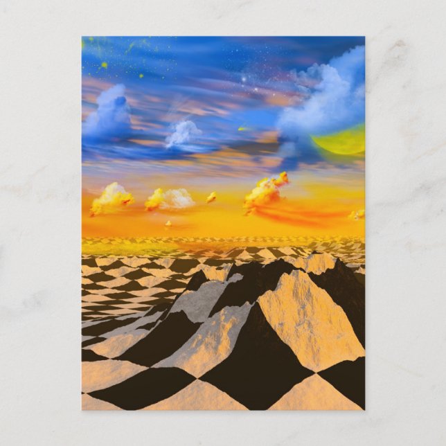 Chess world postcard (Front)