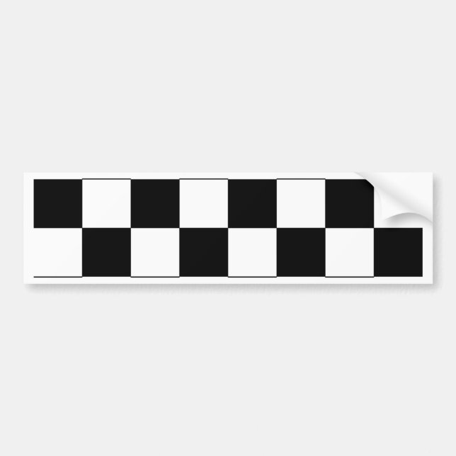 Chessboard Bumper Sticker (Front)