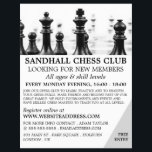 Chessboard, Chess Club Advertising Flyer<br><div class="desc">Chessboard,  Chess Club Advertising Flyers By The Business Card Store.</div>