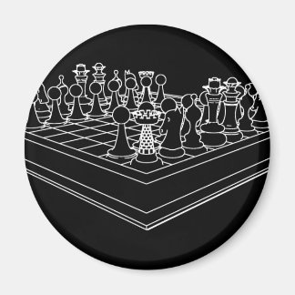 Chessboard & Chess Pieces: Magnet