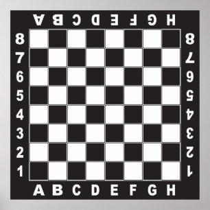 chessboard chess table competition poster