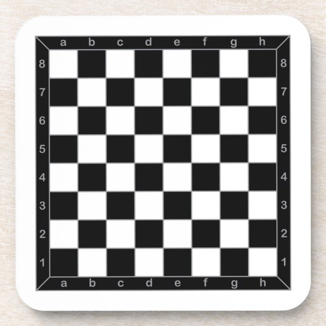 chessboard classic coaster (Front)