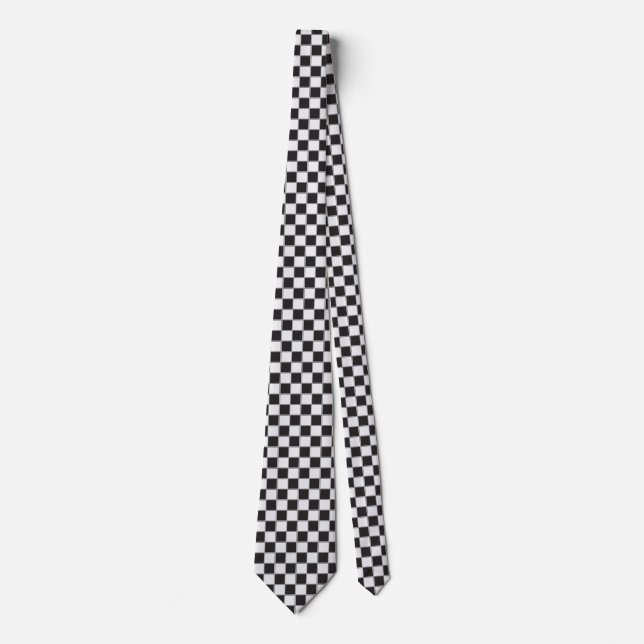 chessboard elegance tie (Front)