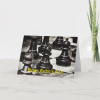 Chessboard Father's Day Card