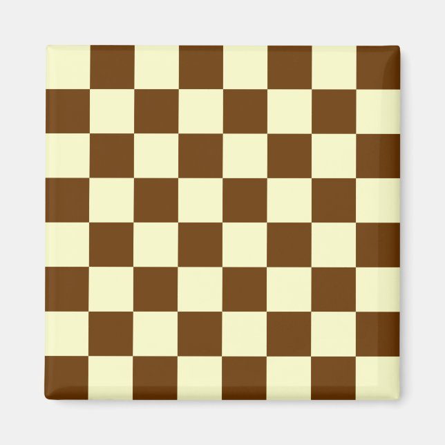 chessboard gameboard for playing chess magnet (Front)